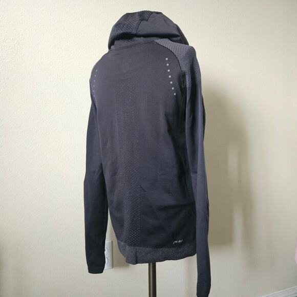 Nike Womens Luxe Seamless Funnel Running Hooded Top Small - Picture 2 of 9